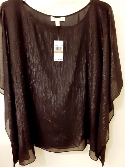 Michael Kors Shimmer Flutter Top-NWT-size 3X - Picture 5 of 10